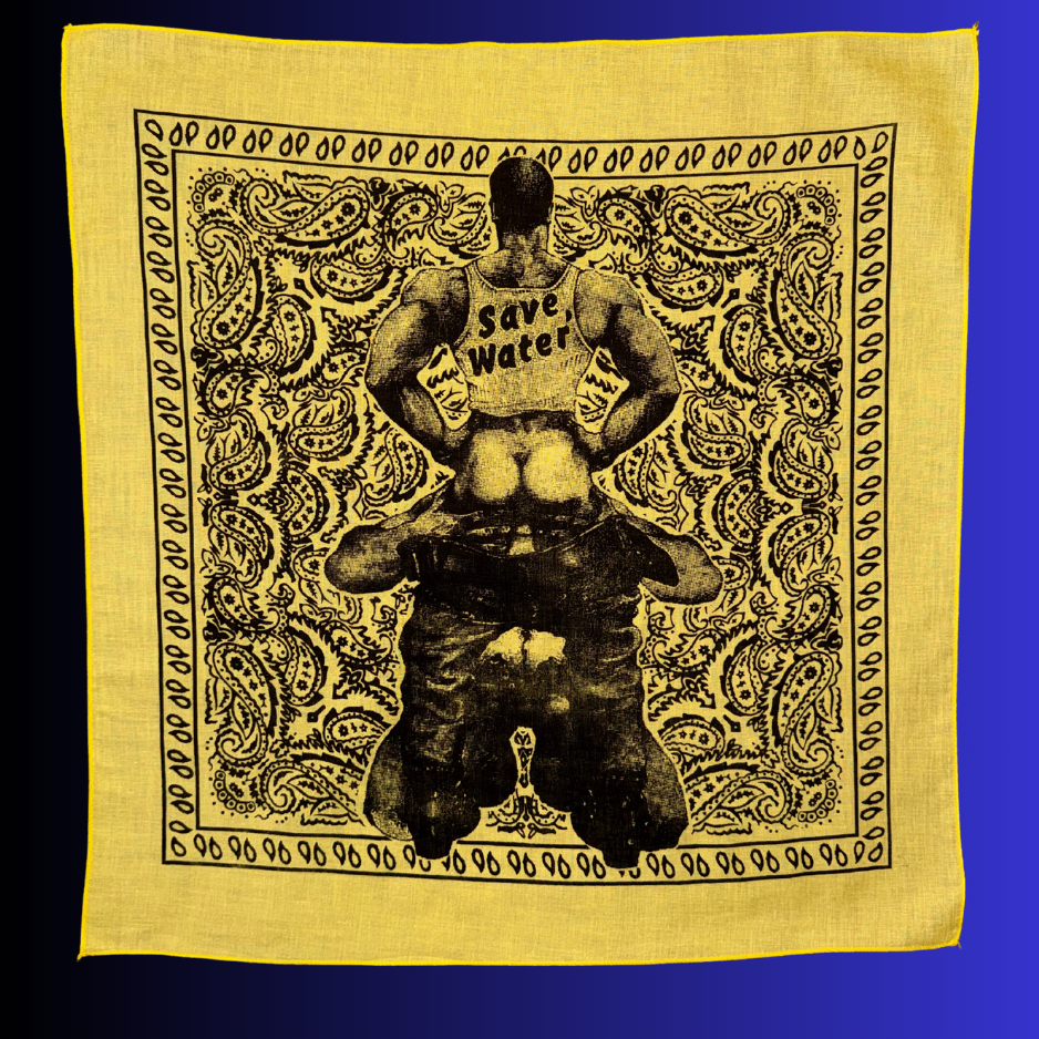 Save Water Bandana — Art by Rex