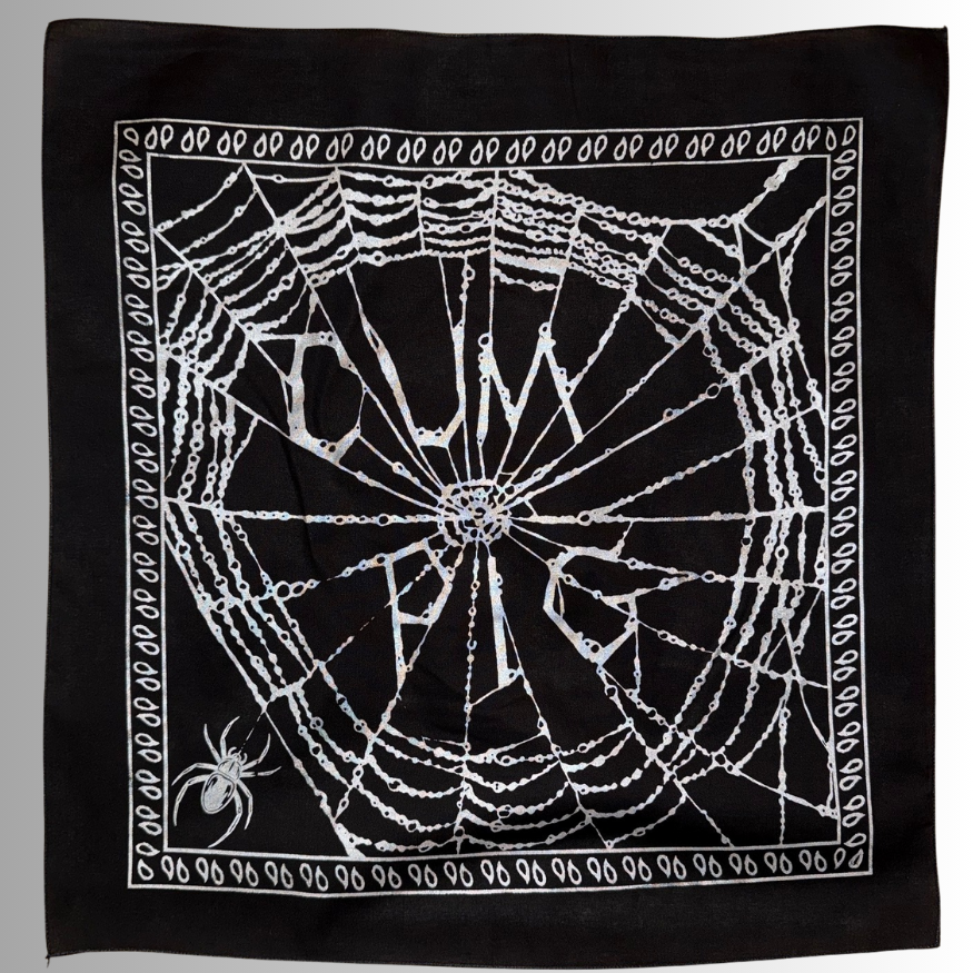 Cum Pig Spider Web Bandana