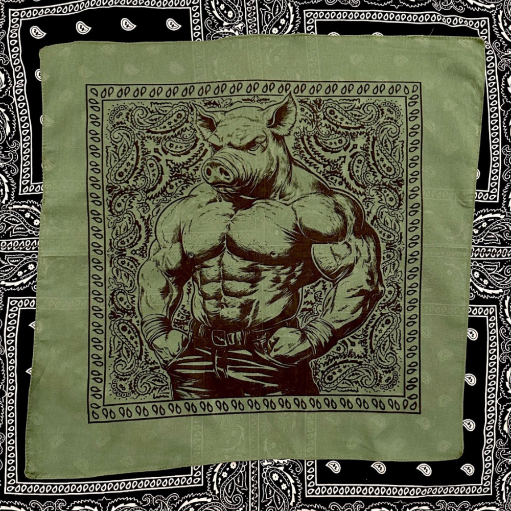 Muscle Pig  – Bandana