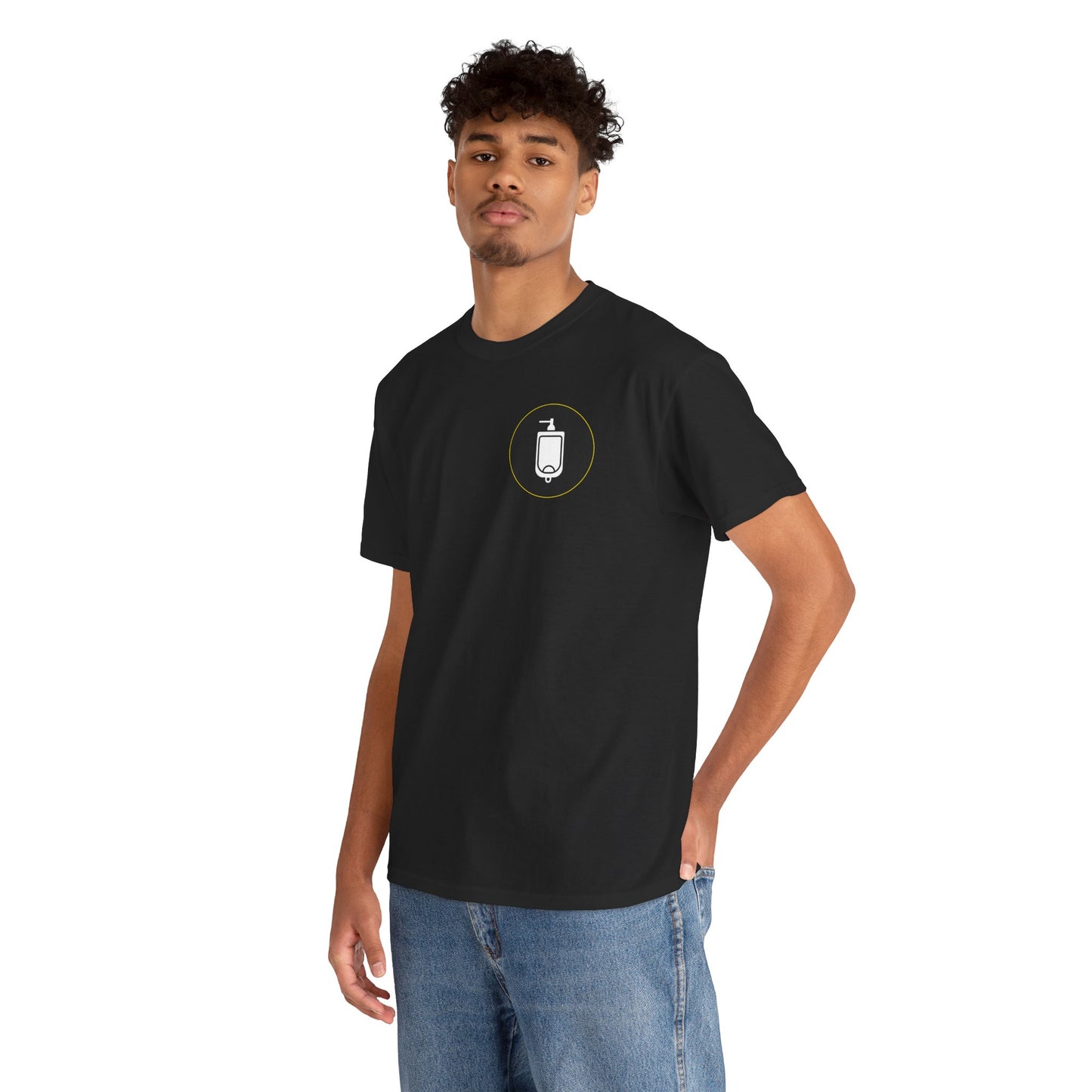 Urinal Icon Pocket Print Graphic Tee