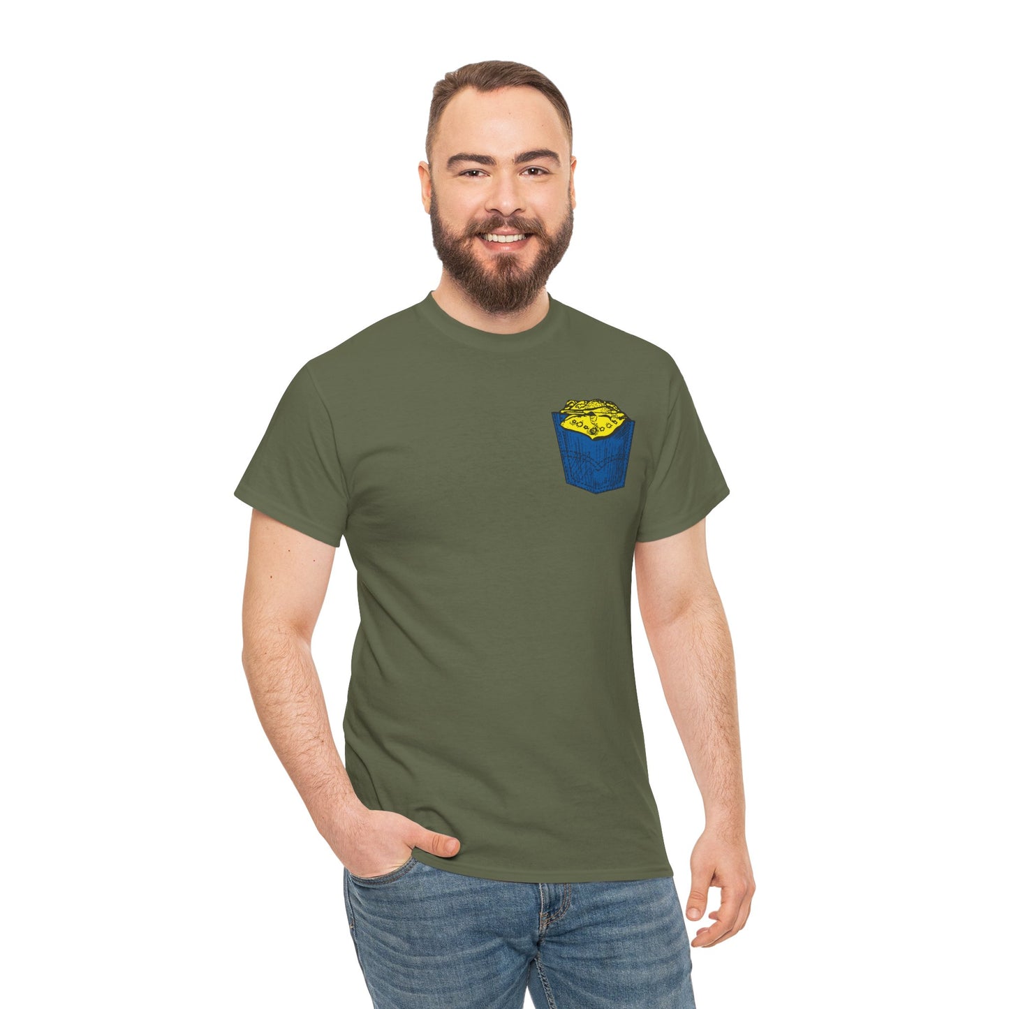 Yellow Bandana Pocket Tshirt