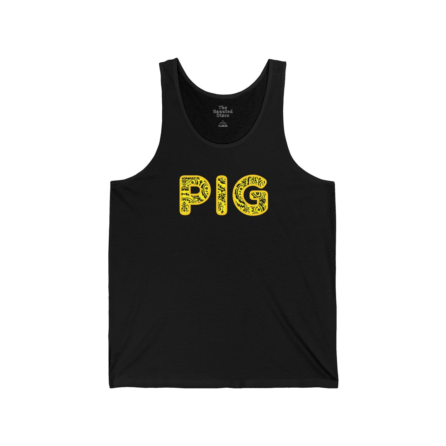 Gay Pig - Yellow Paisley - Tank Top