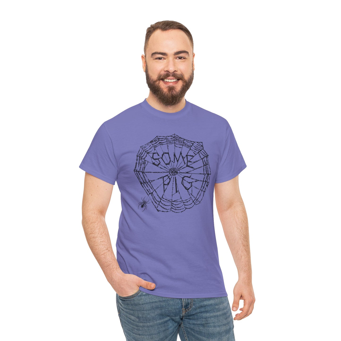 Some Pig - Spider Web Graphic