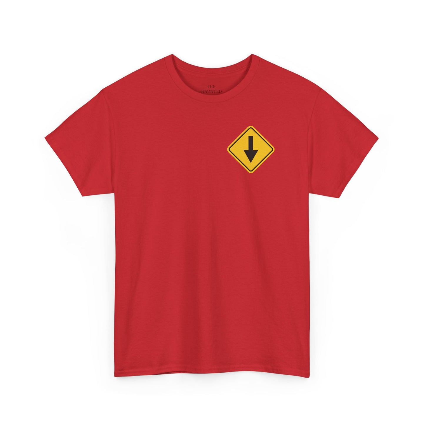 Bottom Down Arrow Road Sign T‑Shirt