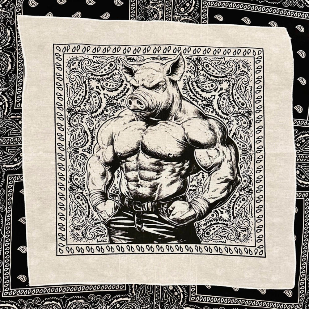 Muscle Pig  – Bandana