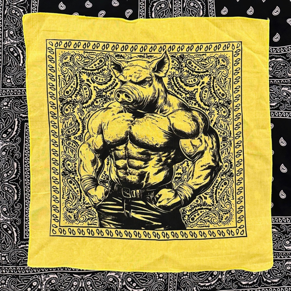 Muscle Pig  – Bandana