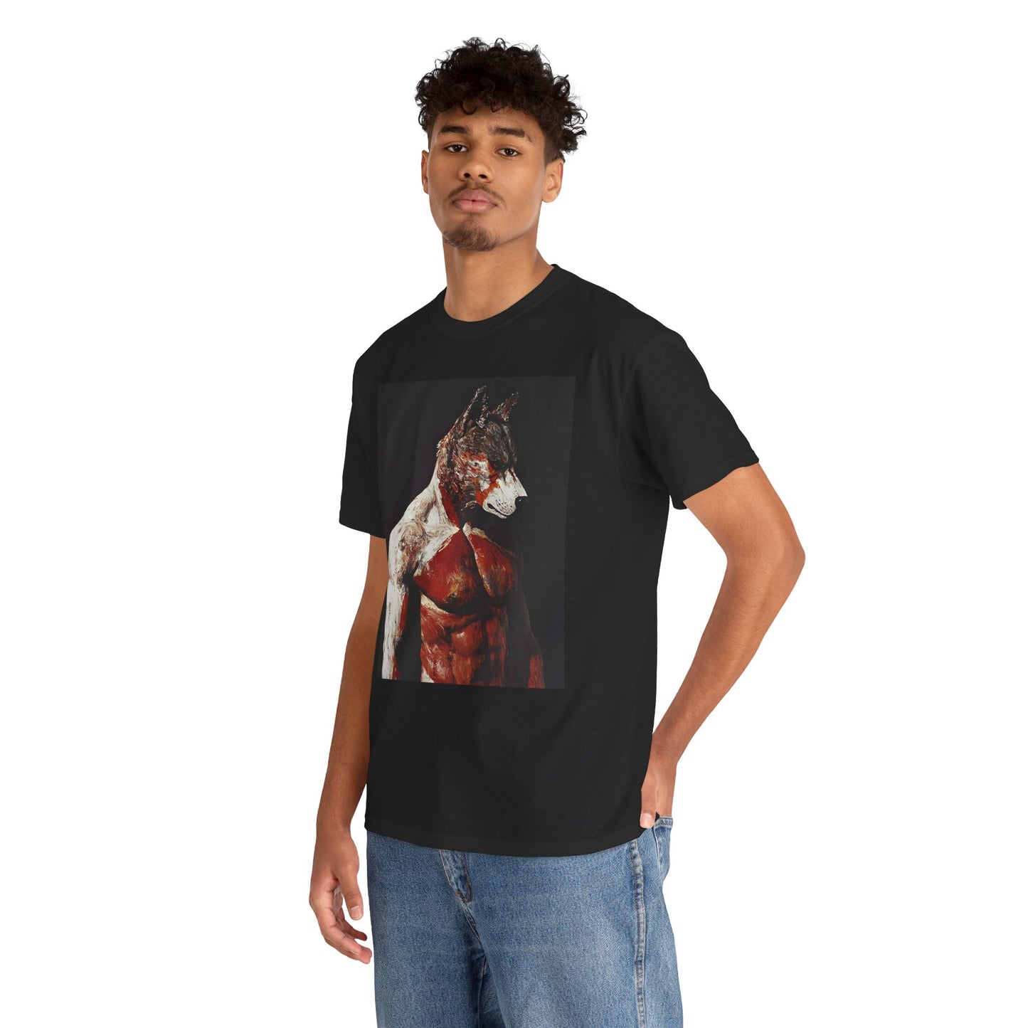 Wolfman Painting - T-Shirt