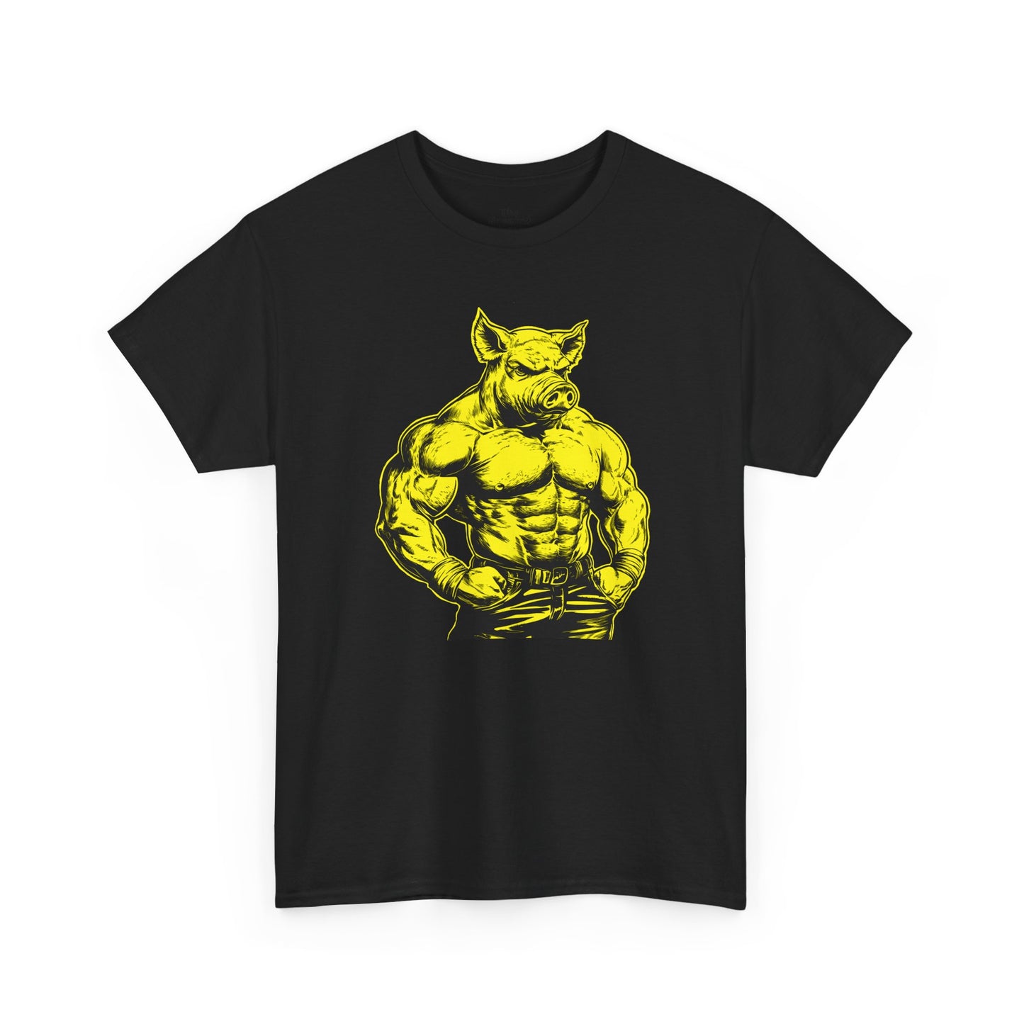 Pig Muscle Daddy Graphic T-Shirt