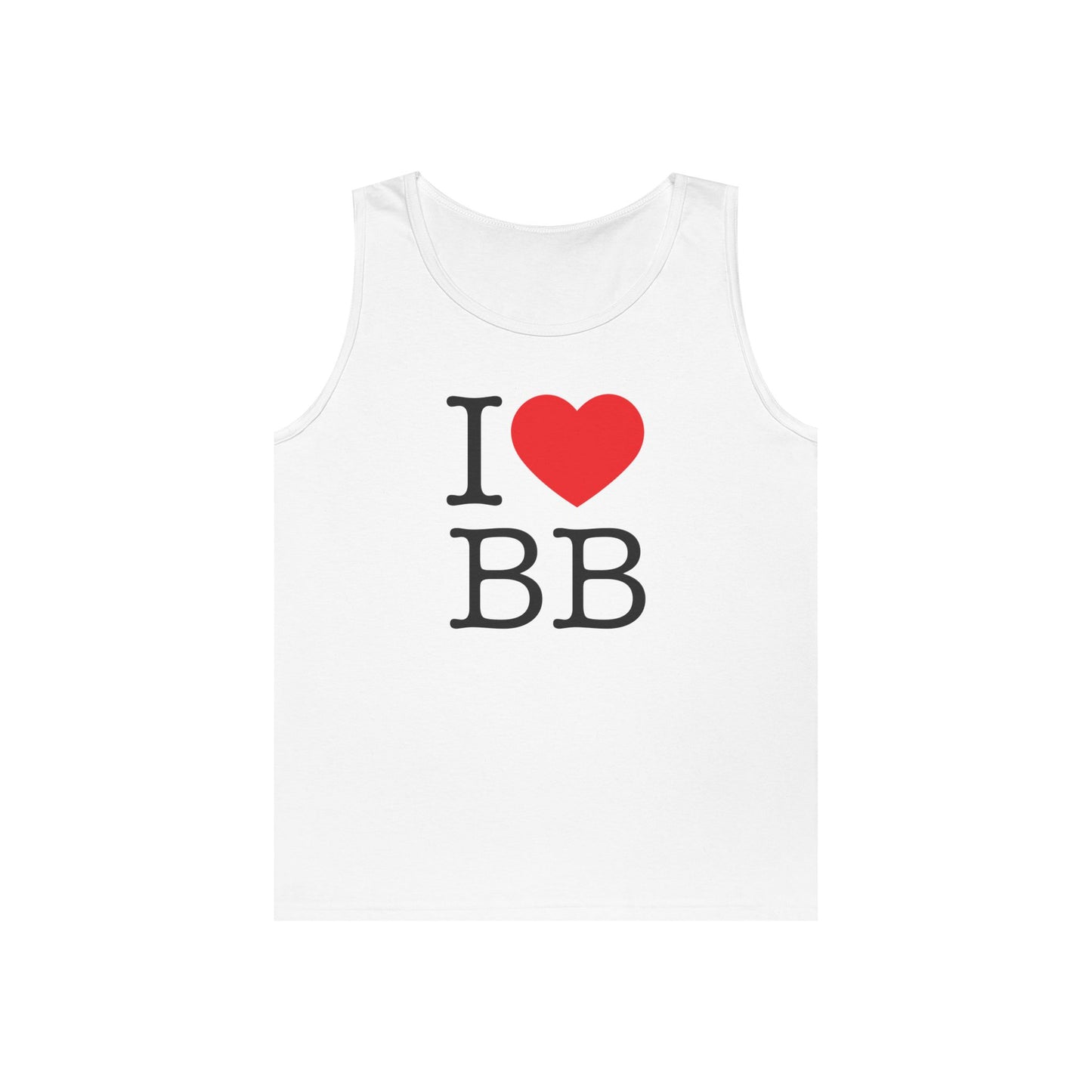 I Love BB Graphic Tank Top