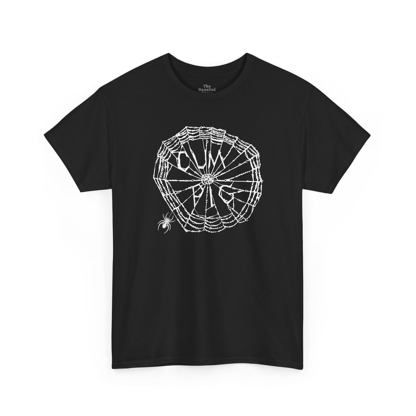 Some Pig Parody Spiderweb Tee — Filthy Wordplay Graphic Shirt