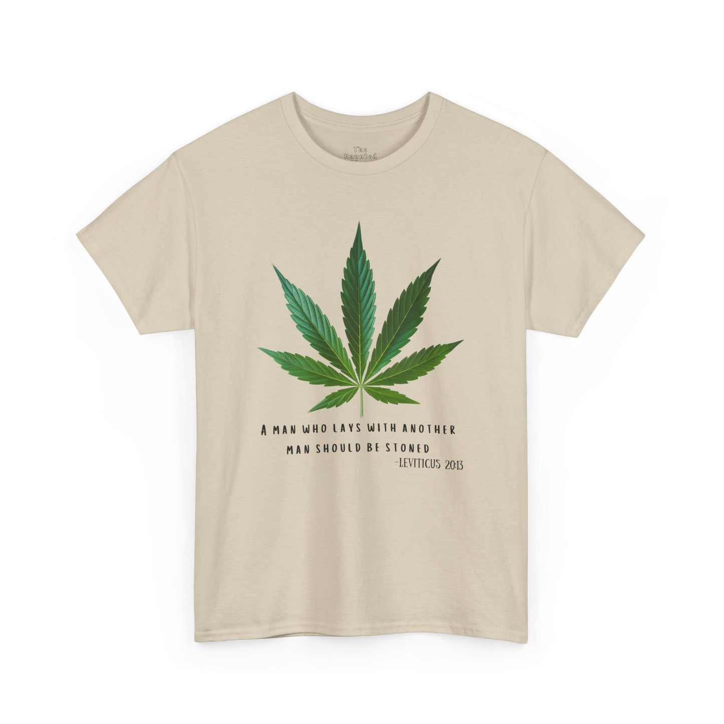 Gay Weed T-Shirt – Leviticus Satire Tee – Queer Bible Protest