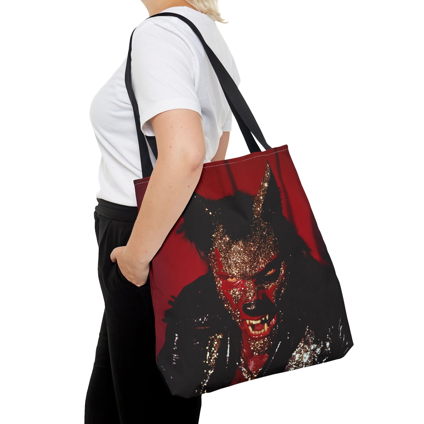 Glam Rock Tote Bag, Edgy Punk Bag for Concerts, Unique Gift for Music Lovers, Festival Accessory, Stylish Everyday Bag