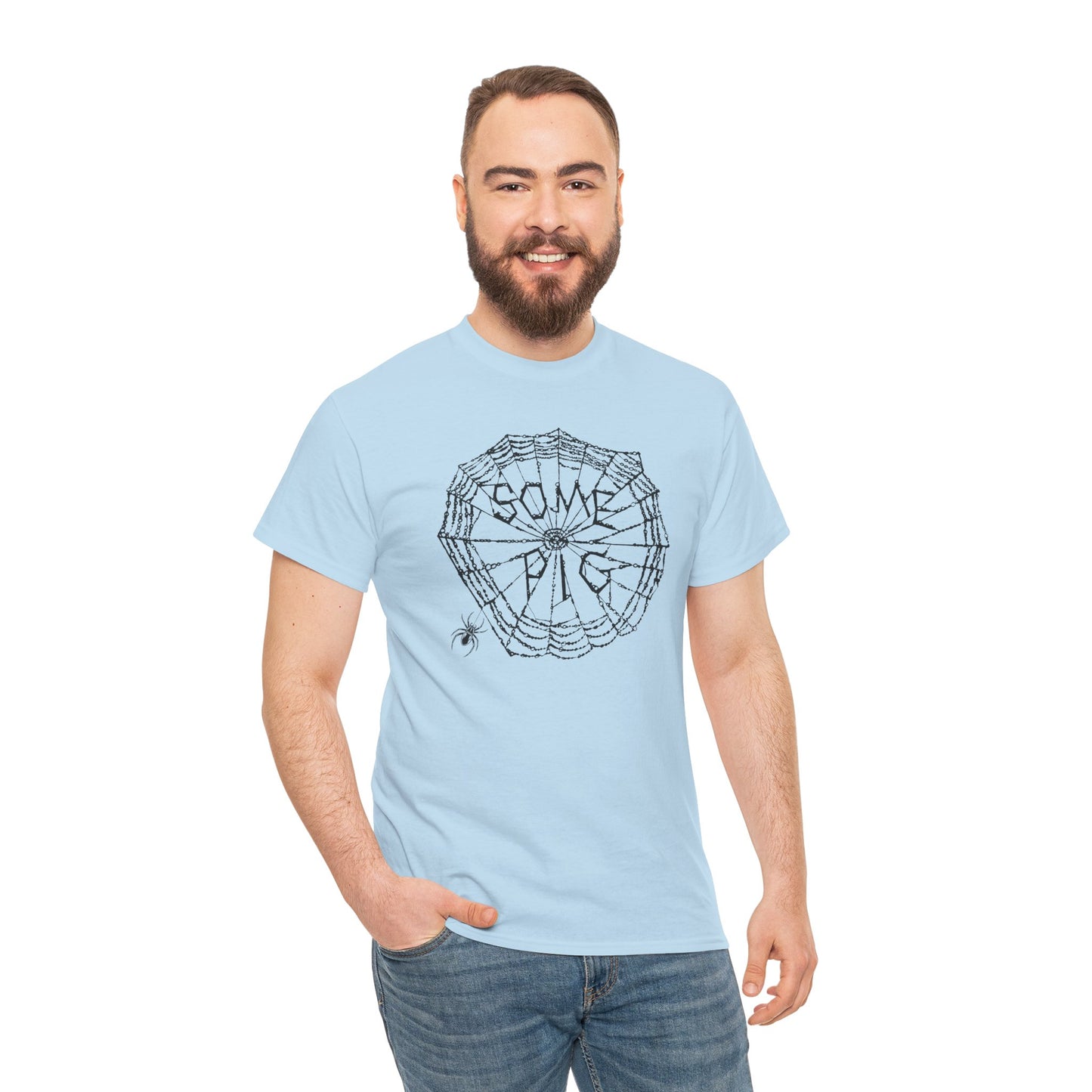 Some Pig - Spider Web Graphic