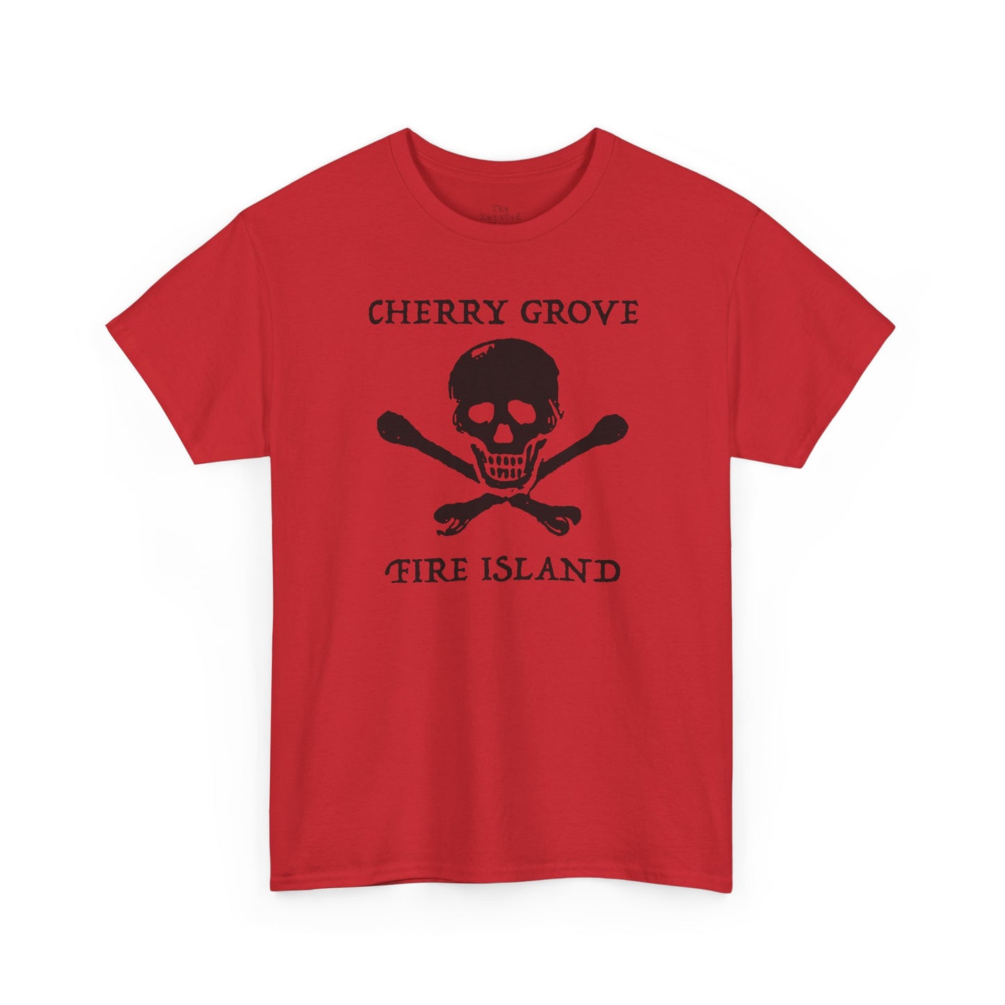 Cherry Grove Fire Island Skull Graphic T-Shirt