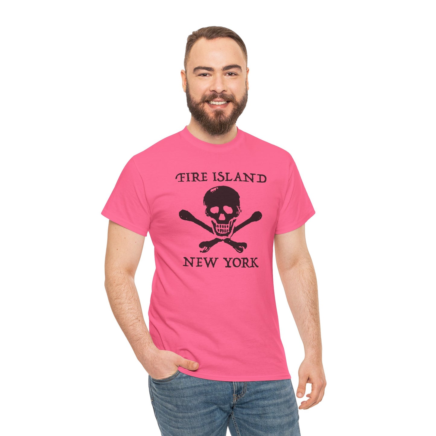 Fire Island New York Skull Tshirt – Vintage Queer Beachwear