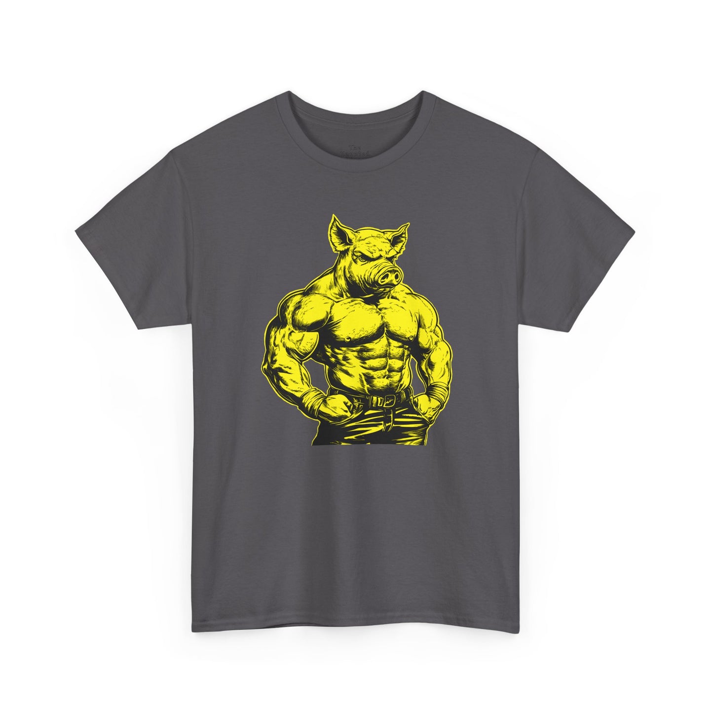 Pig Muscle Daddy Graphic T-Shirt