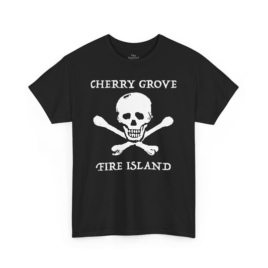 Cherry Grove Fire Island Tshirt – Skull Graphic Gay Pirate Tee