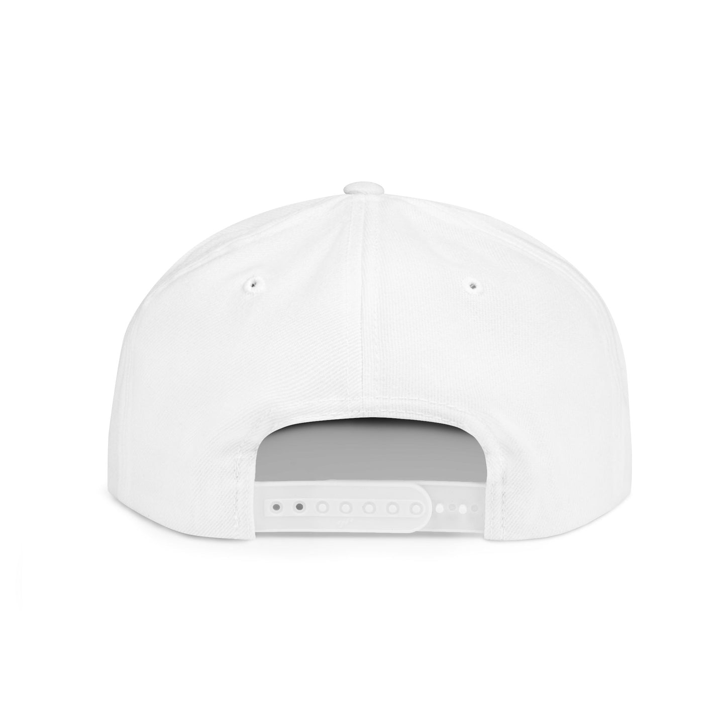 Puta - Old English - Flat Bill Snapback - Black Stitching