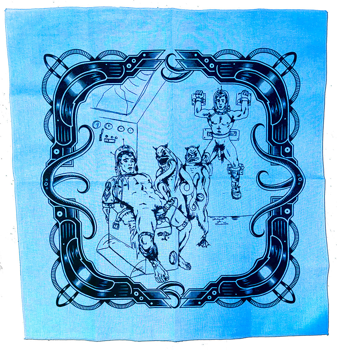 Science-Fiction Leather Bandana — Art by Dom “Etienne” Orejudos
