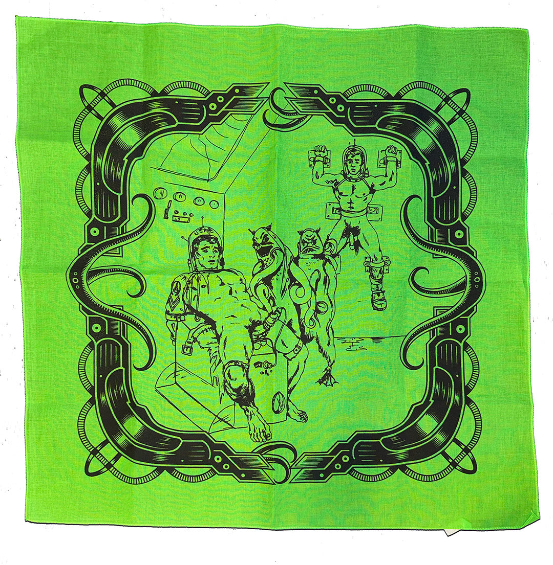 Science-Fiction Leather Bandana — Art by Dom “Etienne” Orejudos
