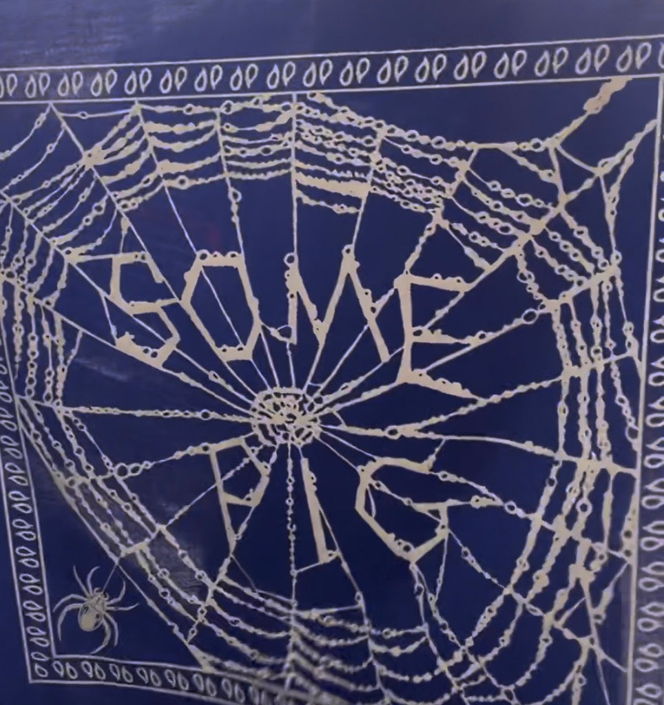Some Pig Spider Web Bandana