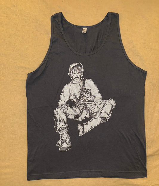 Big D Curls - Vintage Image - Tank
