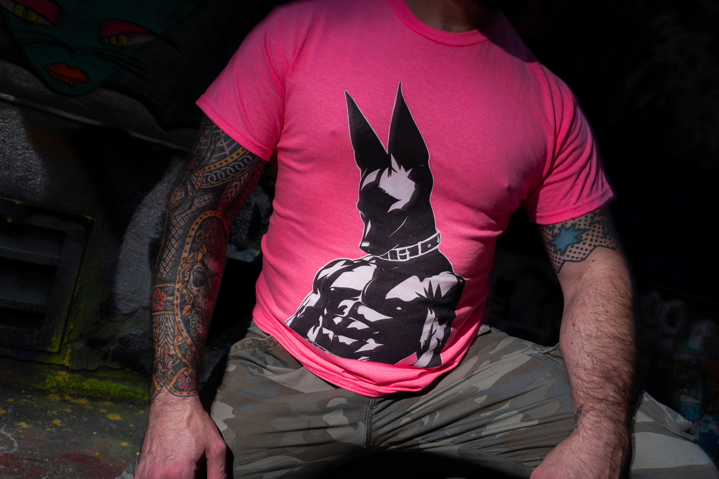 Anubis Fox Pup Graphic T-Shirt