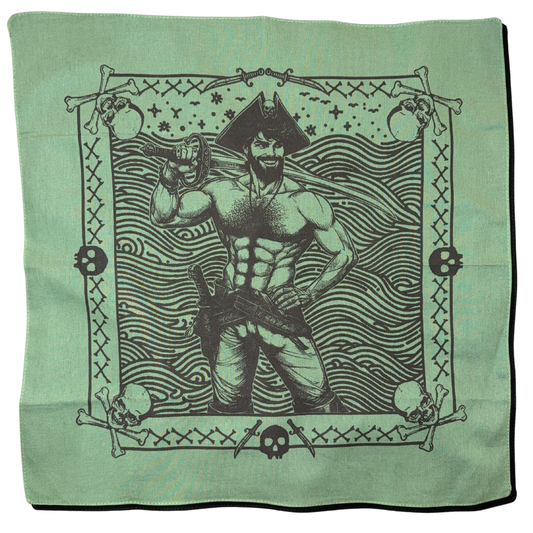Beefcake Pirate Bandana — The Haunted Disco × Atomic Male