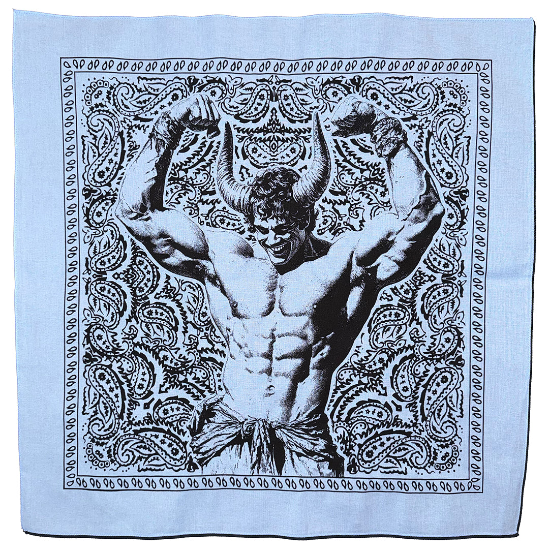 Horned Beefcake Paisley Bandana