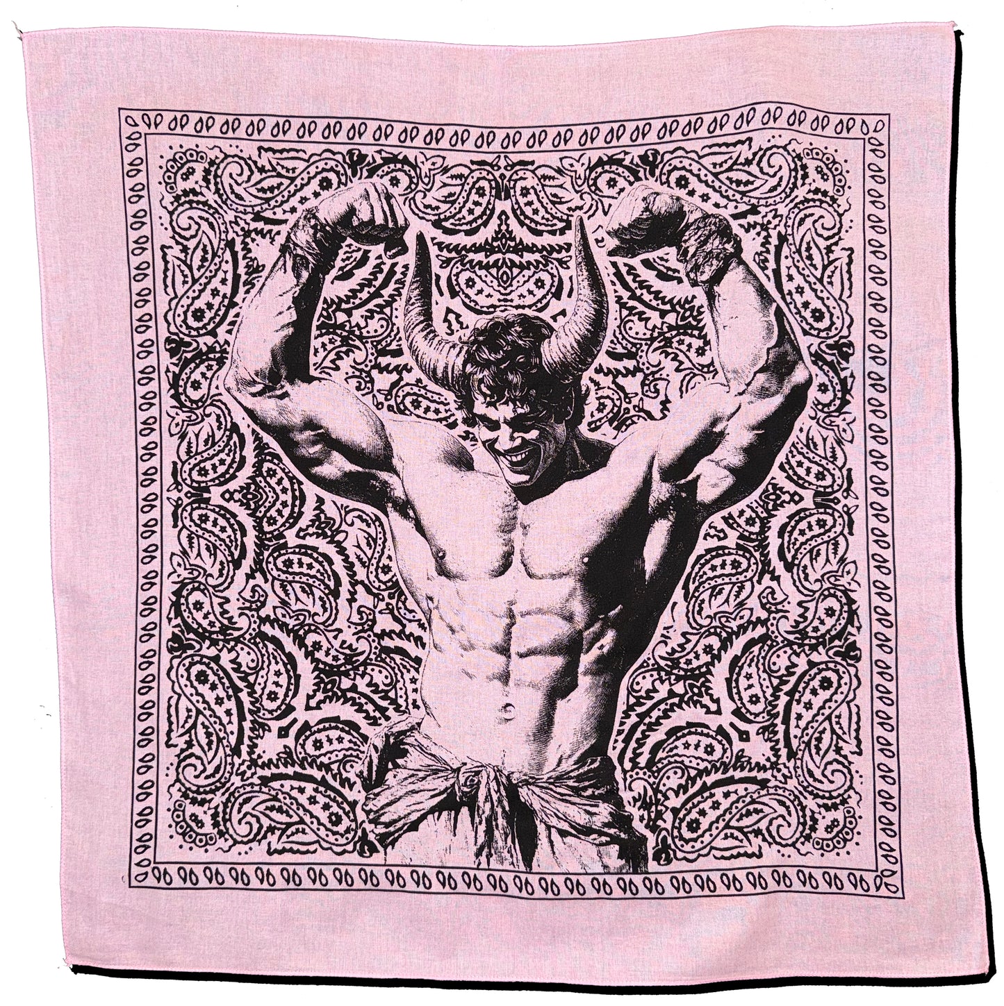 Horned Beefcake Paisley Bandana