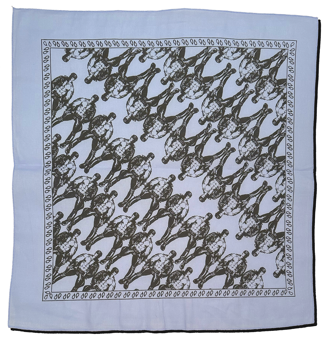 Leather Man Clone Diagonal Allover Pattern — Art by Dom “Etienne” Orejudos