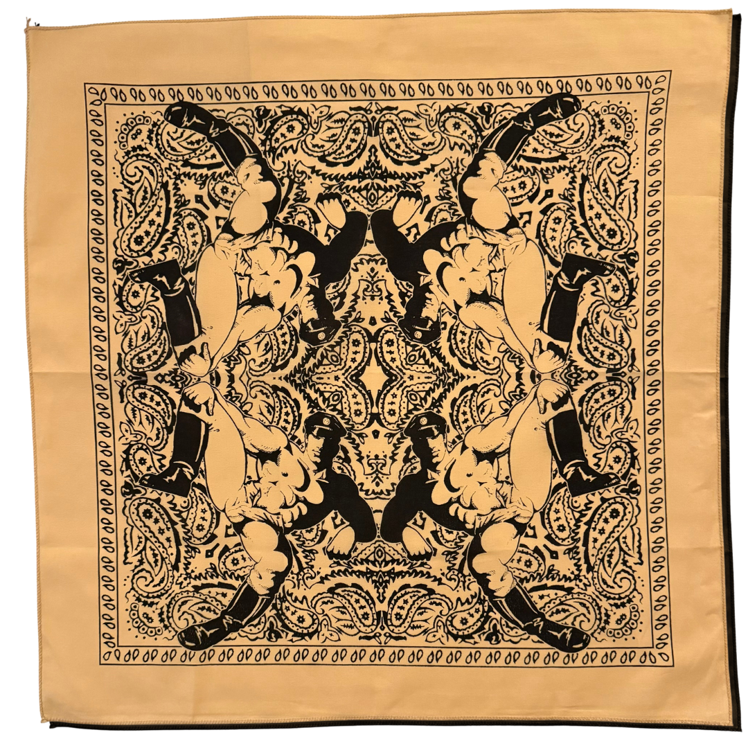 Leather Man Quad Bandana — Art by Dom “Etienne” Orejudos