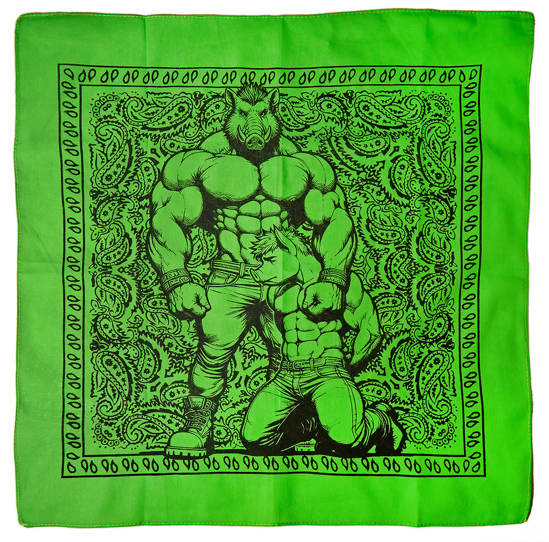 Dom / Sub Boars Bandana — The Haunted Disco × Atomic Male