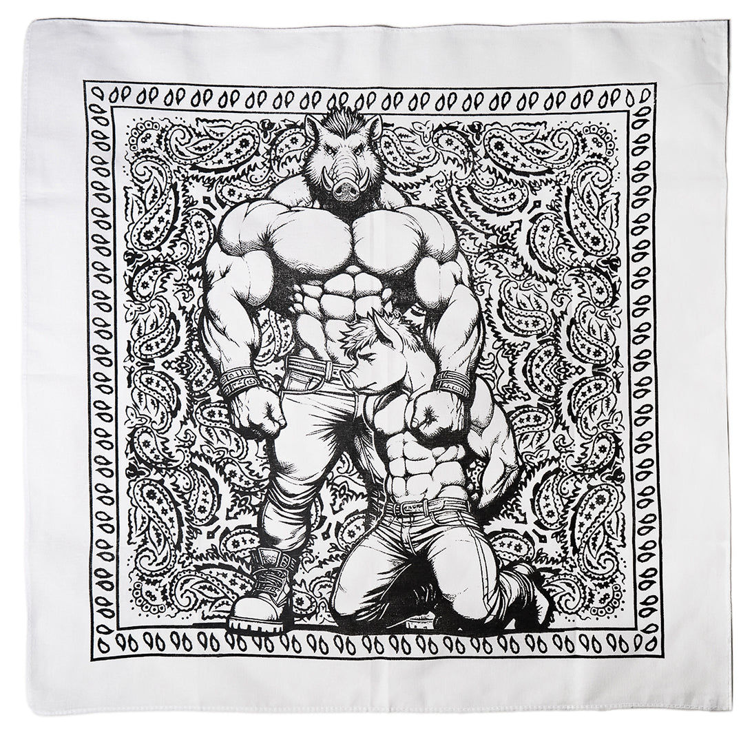 Dom / Sub Boars Bandana — The Haunted Disco × Atomic Male