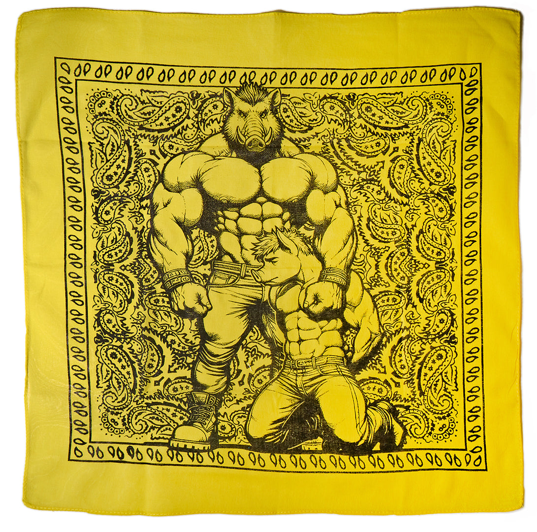 Dom / Sub Boars Bandana — The Haunted Disco × Atomic Male