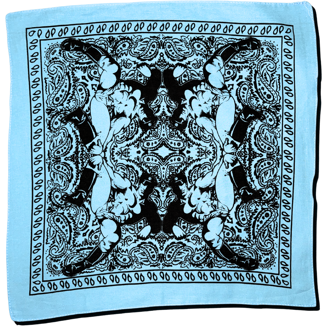Leather Man Quad Bandana — Art by Dom “Etienne” Orejudos