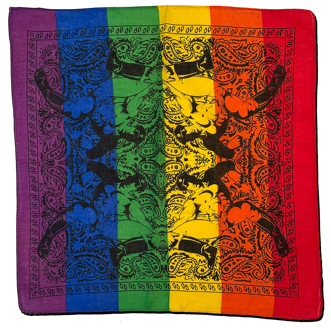Leather Man Quad Bandana — Art by Dom “Etienne” Orejudos