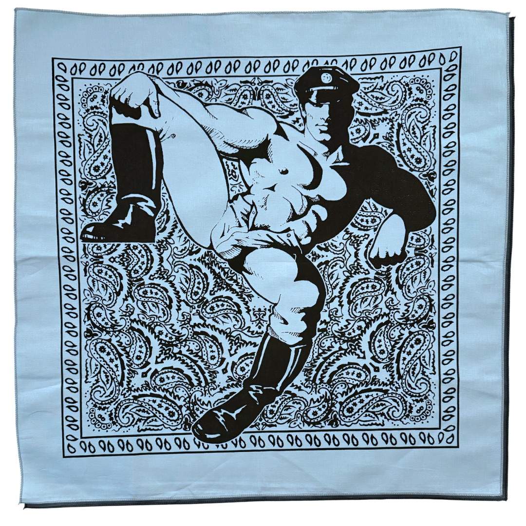 Leather Man Bandana — Art by Dom “Etienne” Orejudos