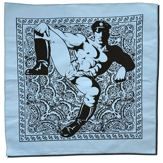 Leather Man Bandana — Art by Dom “Etienne” Orejudos