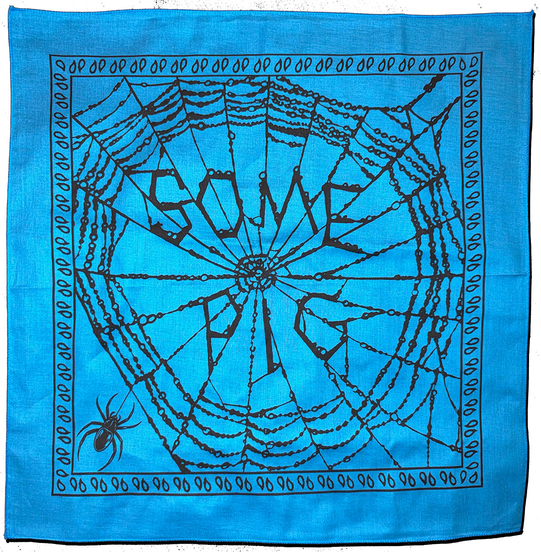 Some Pig Spider Web Bandana