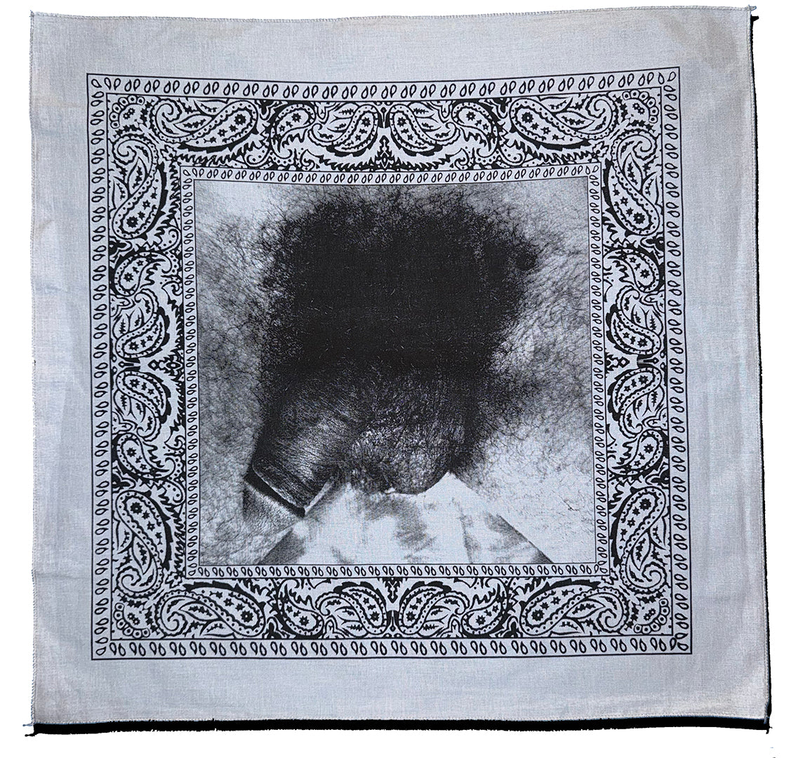 Kai's Big D — Hand-Silkscreened Cotton Bandana