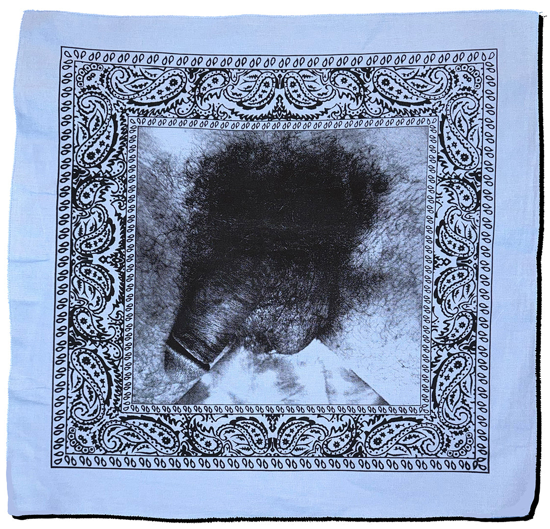 Kai's Big D — Hand-Silkscreened Cotton Bandana