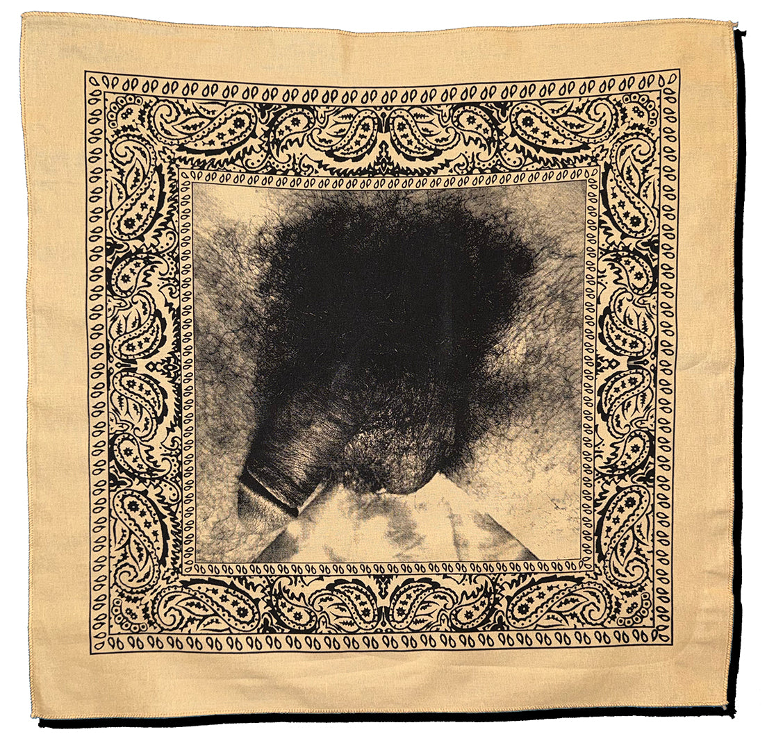 Kai's Big D — Hand-Silkscreened Cotton Bandana