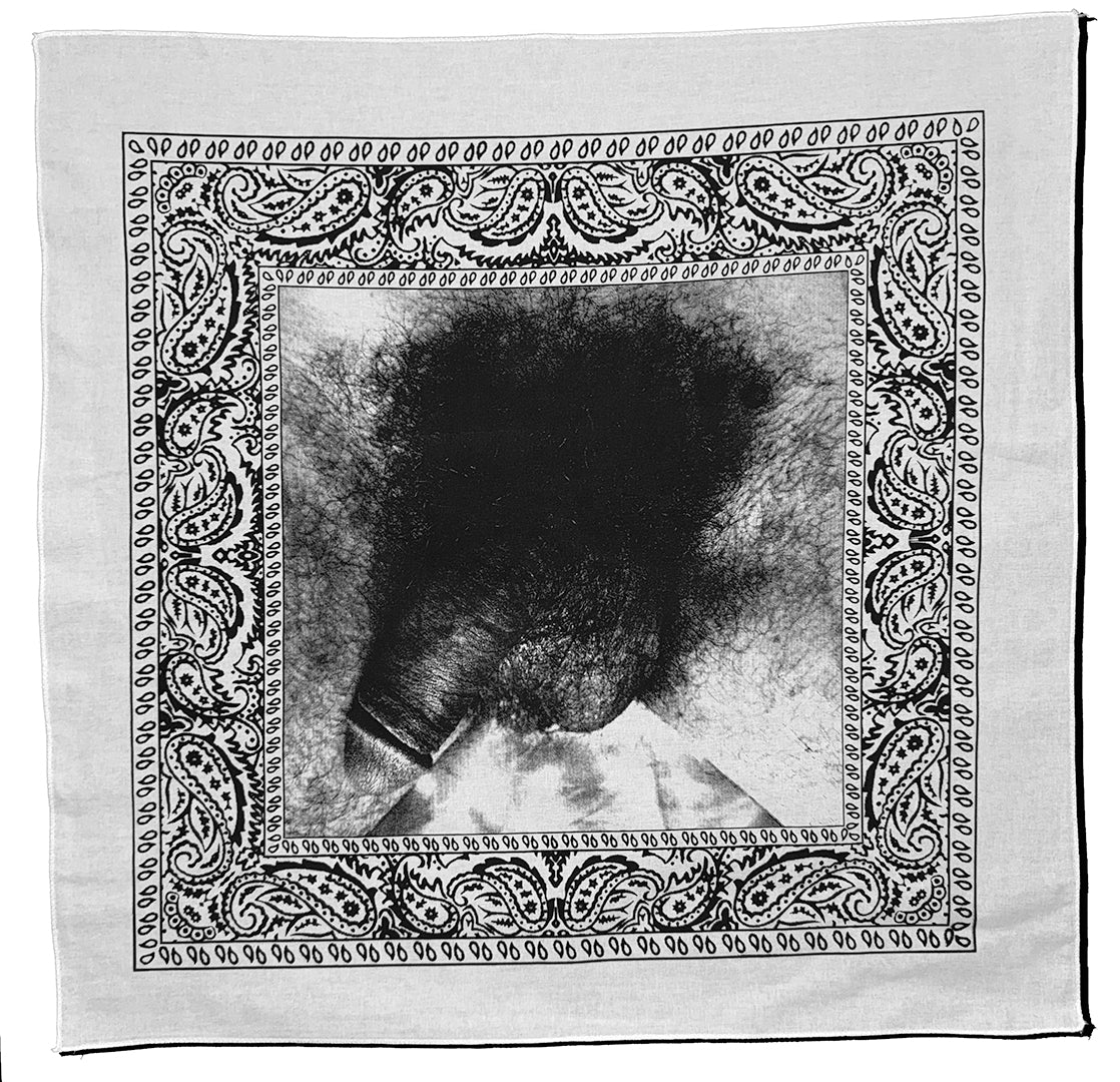 Kai's Big D — Hand-Silkscreened Cotton Bandana