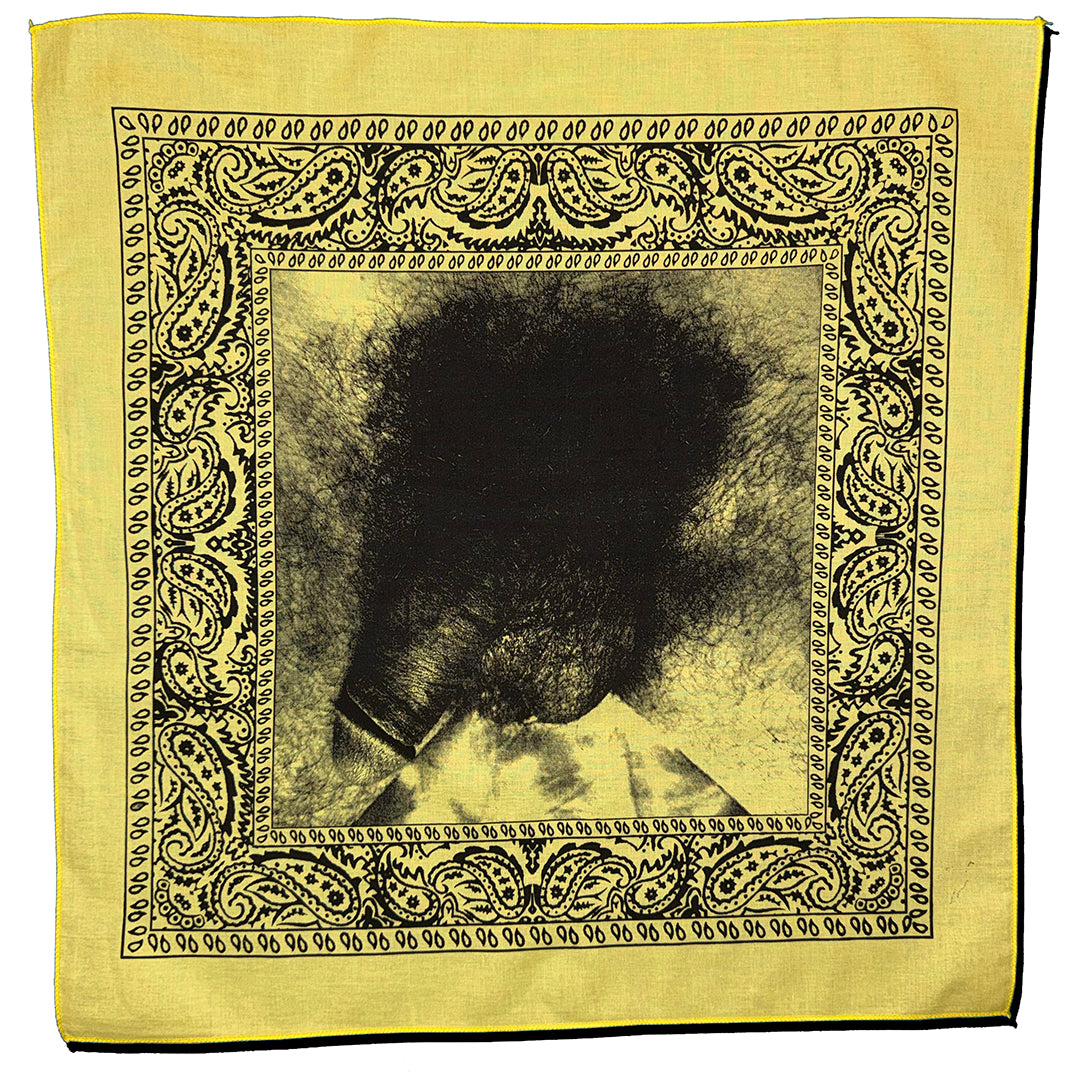 Kai's Big D — Hand-Silkscreened Cotton Bandana