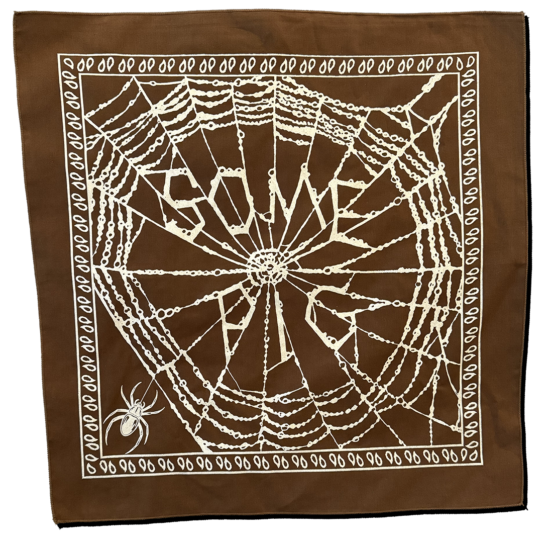 Some Pig Spider Web Bandana