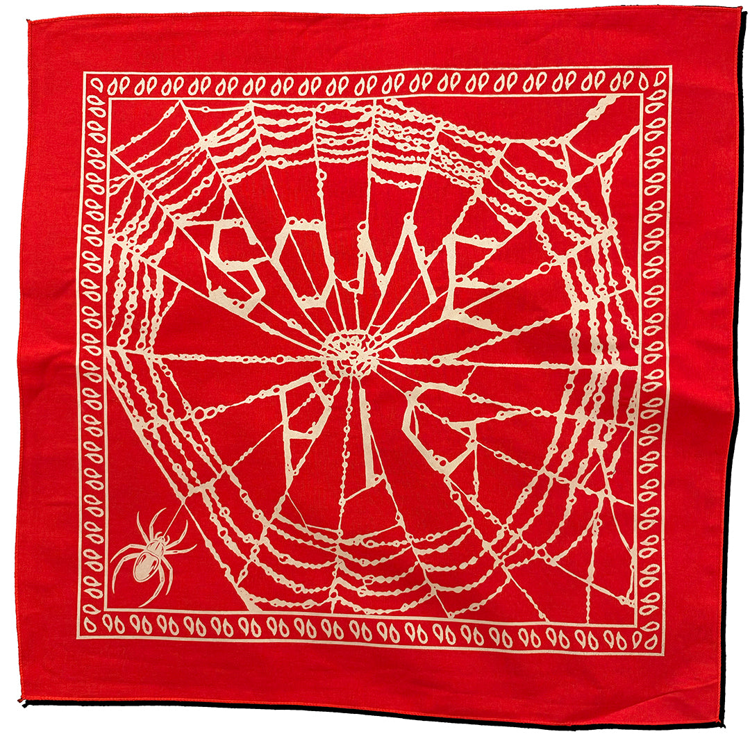 Some Pig Spider Web Bandana