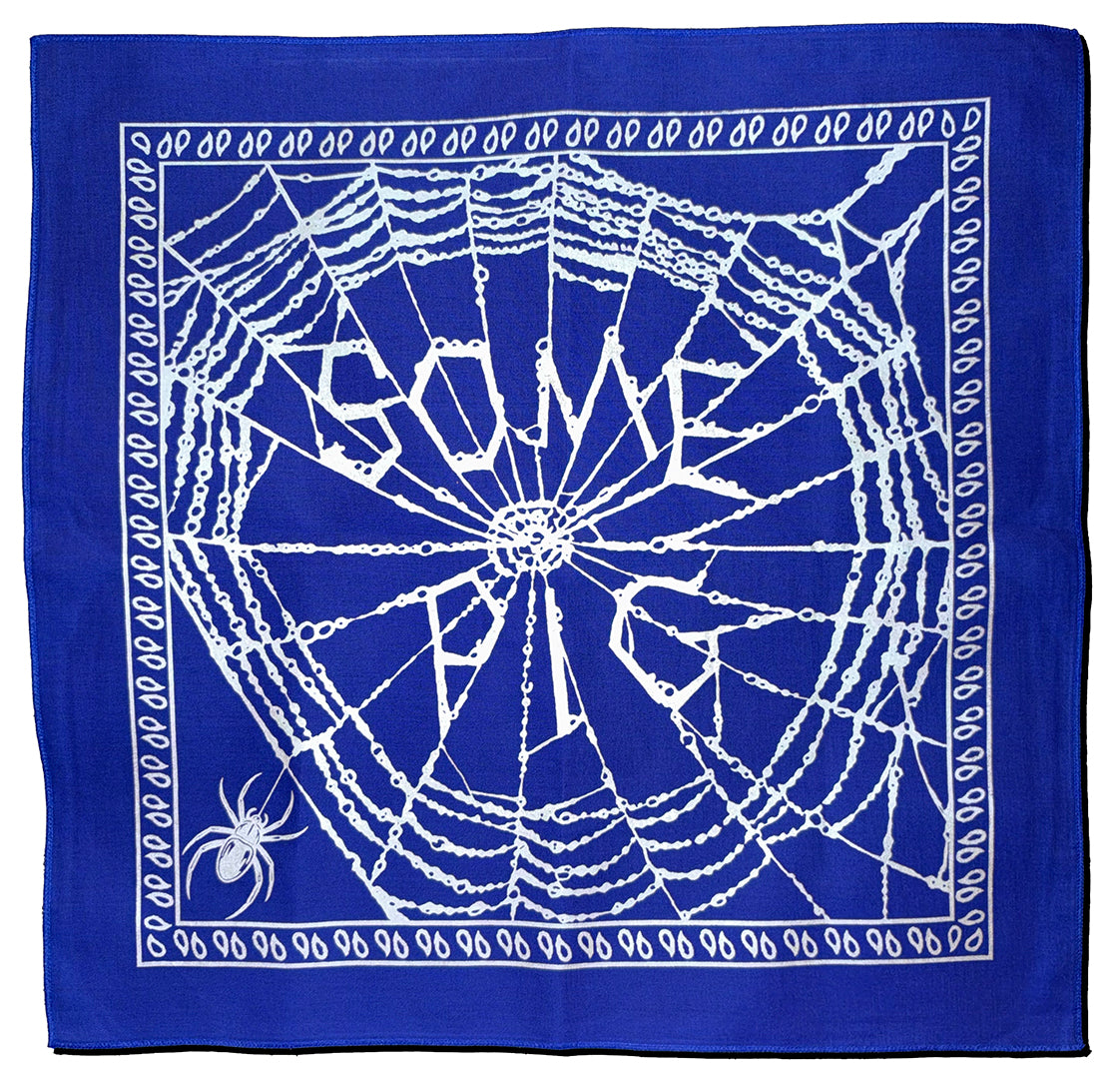 Some Pig Spider Web Bandana