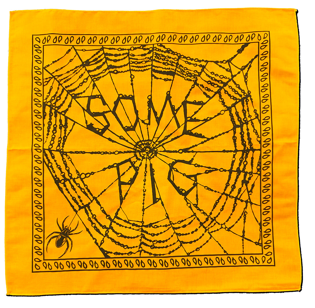 Some Pig Spider Web Bandana