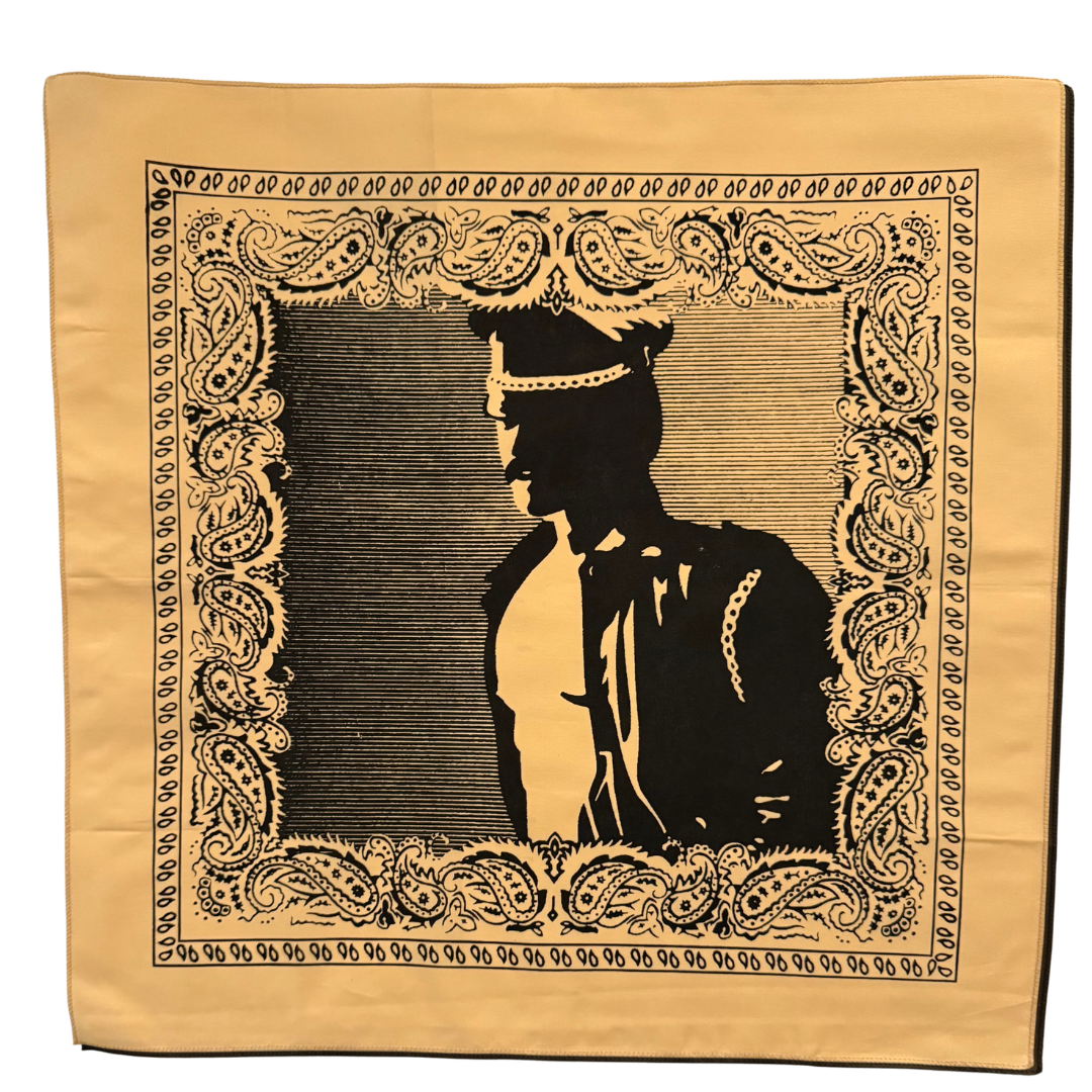 Retro Leather Biker Bandana — Vintage Queer Illustration